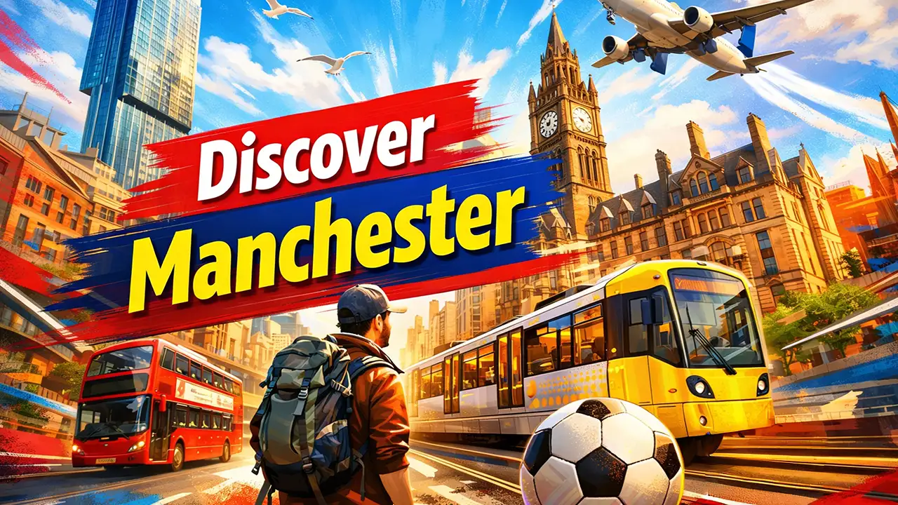 Explore the sights of the city of Manchester and learn about its ancient heritage.