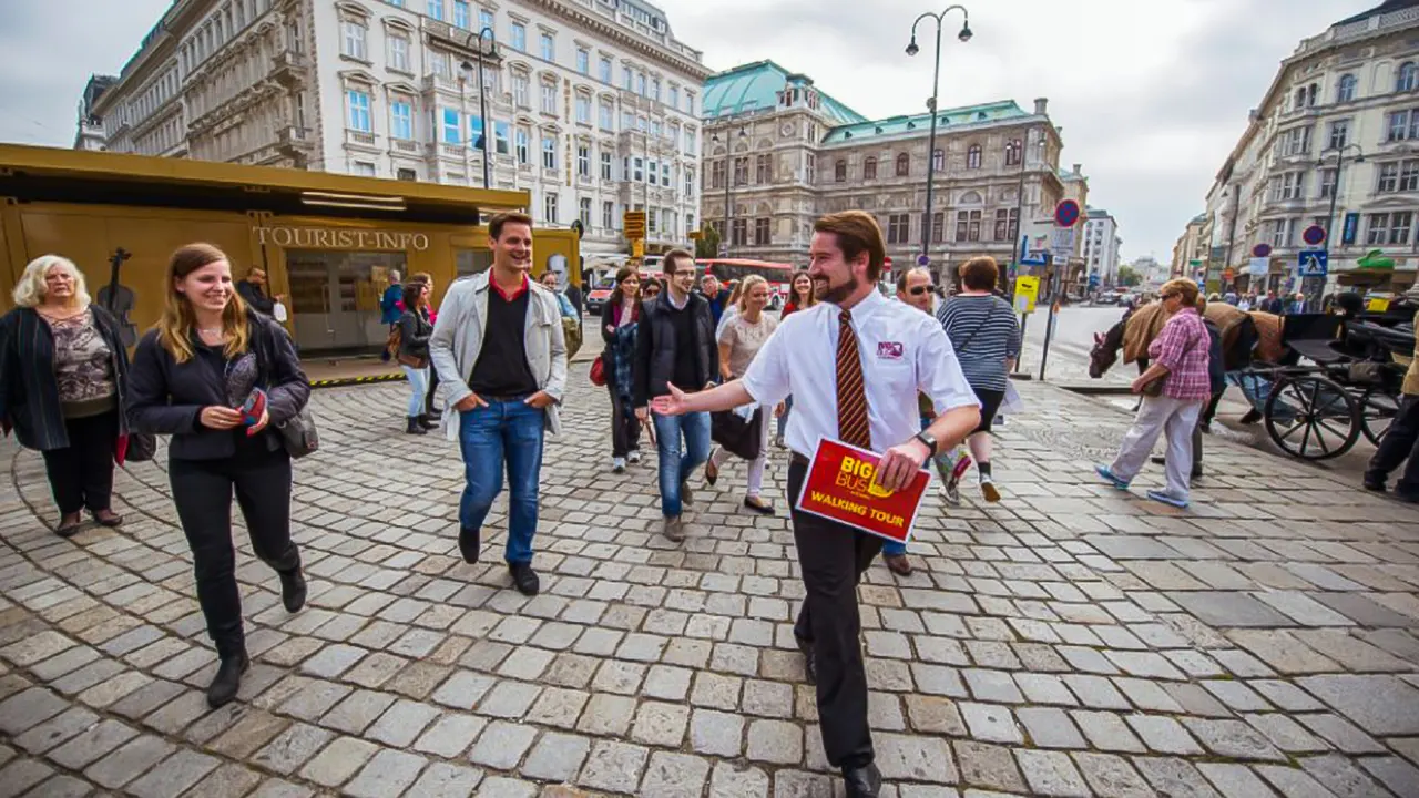 Hop - on hop-off bus for City Sightseeing