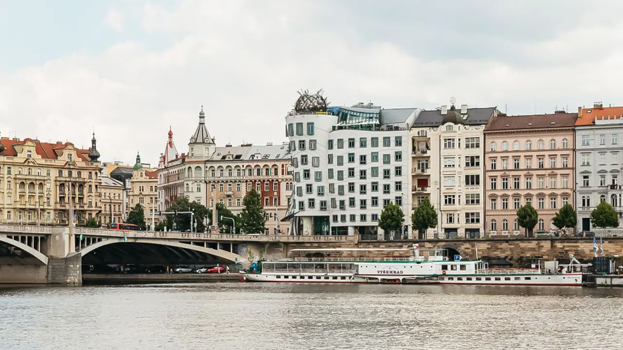 Vltava River Lunch Cruise in an Open-Top Glass Boat