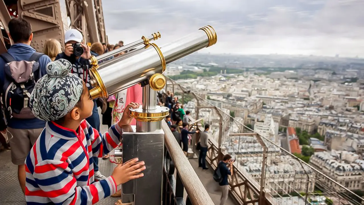 Eiffel Tower Stairs Climb to Level 2 & Summit Option