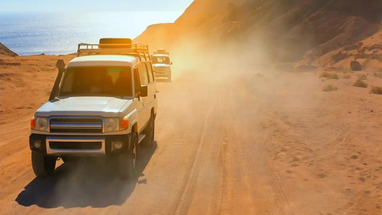 جولة 4x4 ، كانيون ، جمل ، وغوص