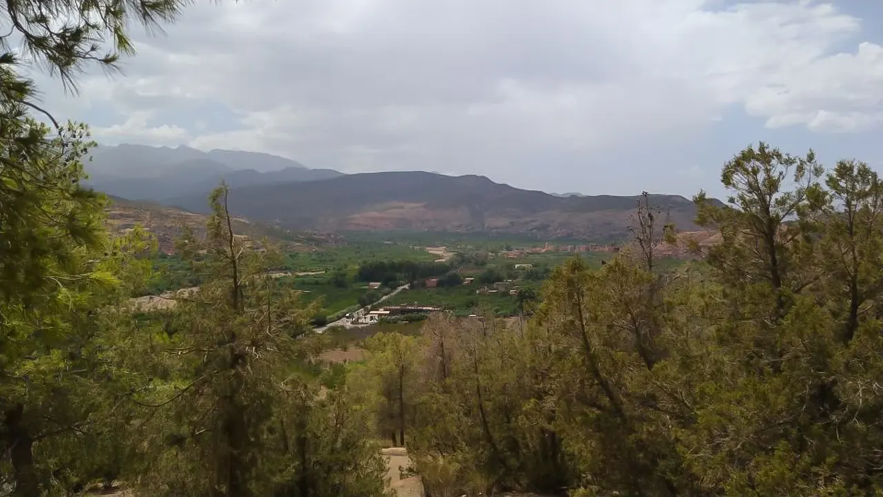 Atlas Mountains and Eureka Valley at lunch