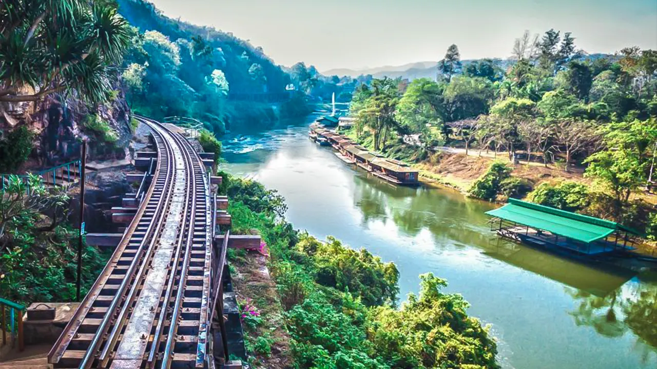 Erawan Park & Kanchanaburi Small-Group Tour