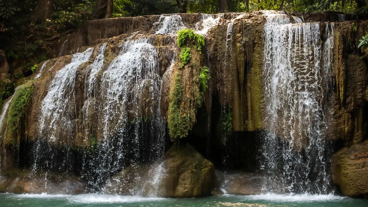 Erawan Park & Kanchanaburi Small-Group Tour