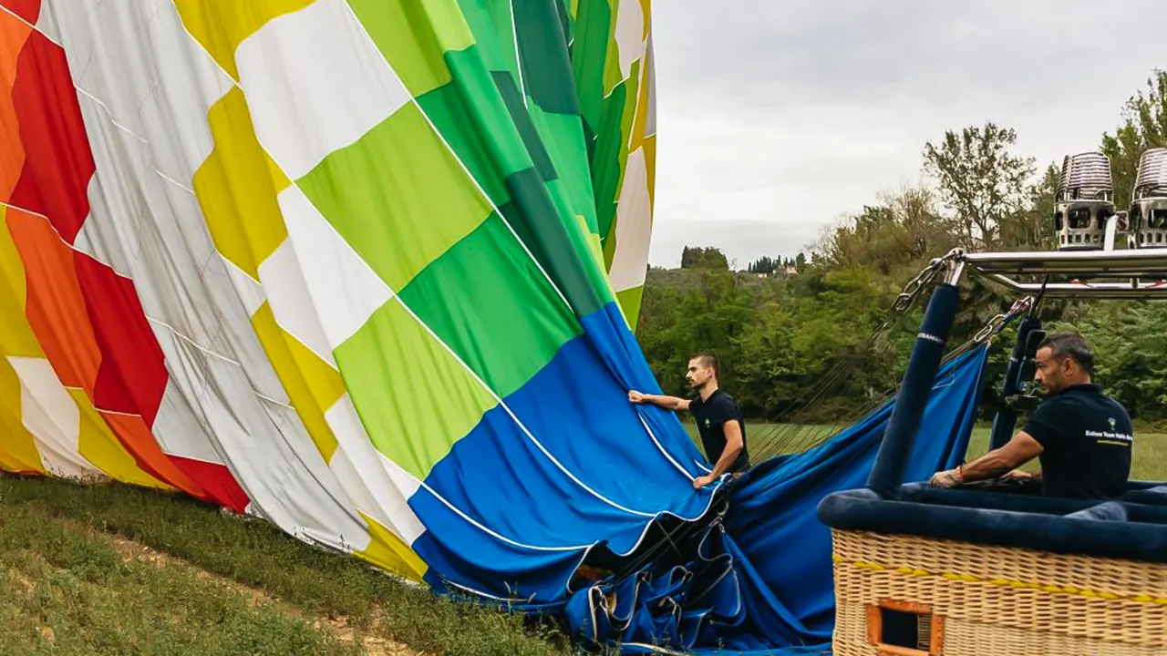 Balloon Flight Over Tuscany