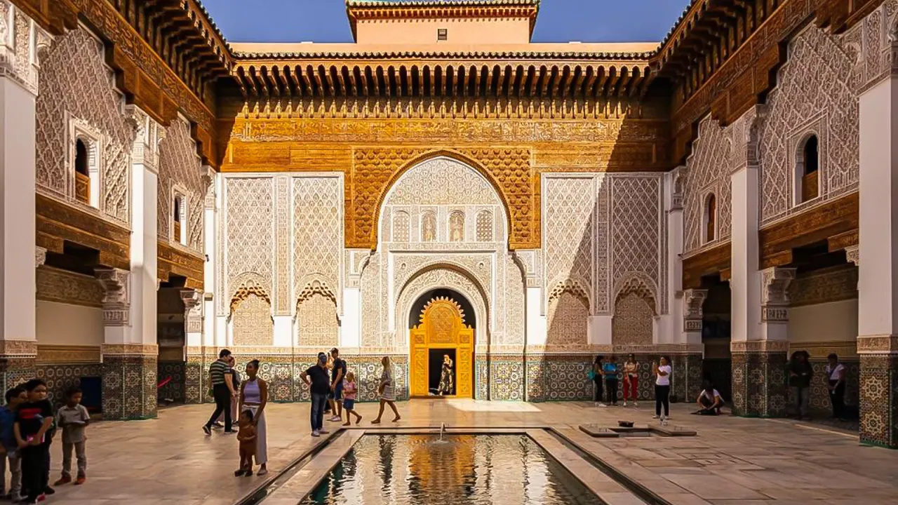 Ben Youssef, Secret Garden, & Souks Walking Tour