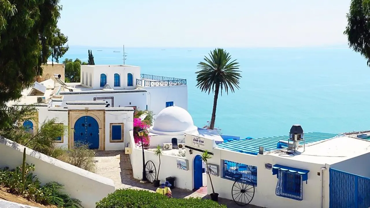 Sidi Bousaid & Medina Tunis with tunisian lunch