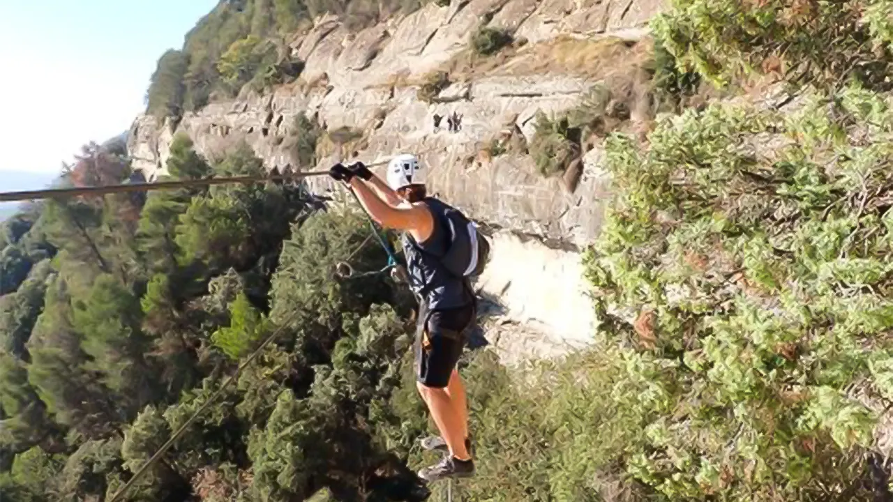 Via Ferrata Baumes Corcades in Centelles